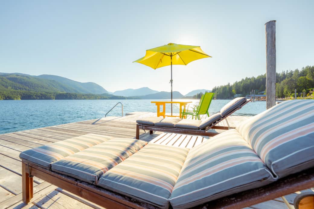 Dock Sproat Lake vacation rental