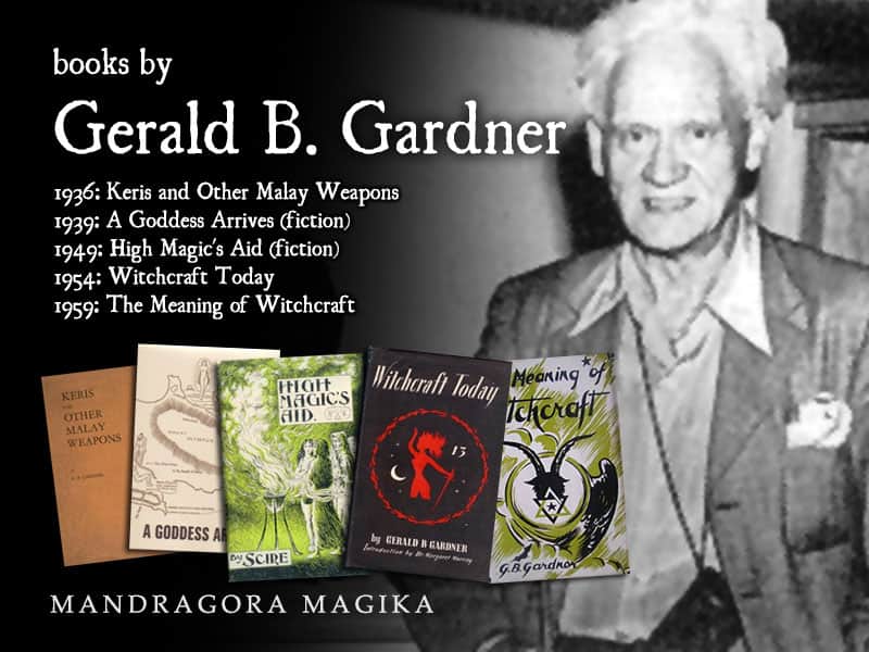 Witchcraft Today and other books written by Gerald Gardner