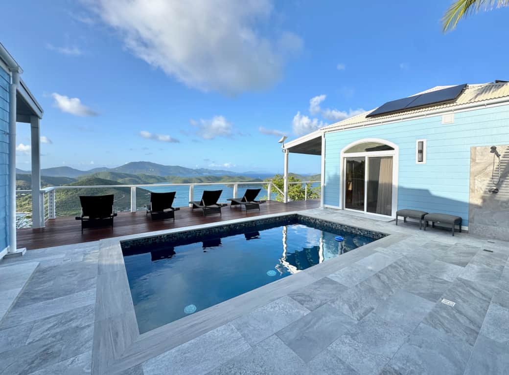 New pool and tile