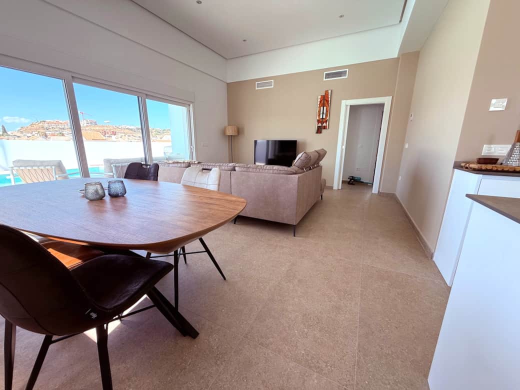 Casa Catharina living room from kitchen