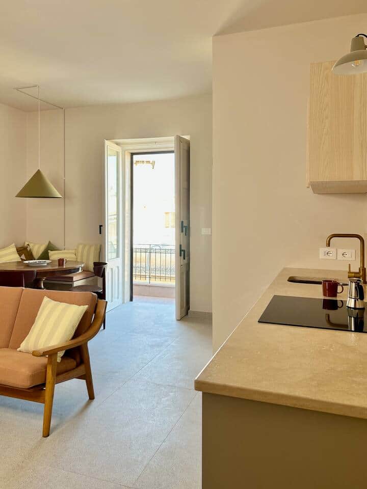 Open plan living with fully-equipped kitchen, ample seating & dining area 