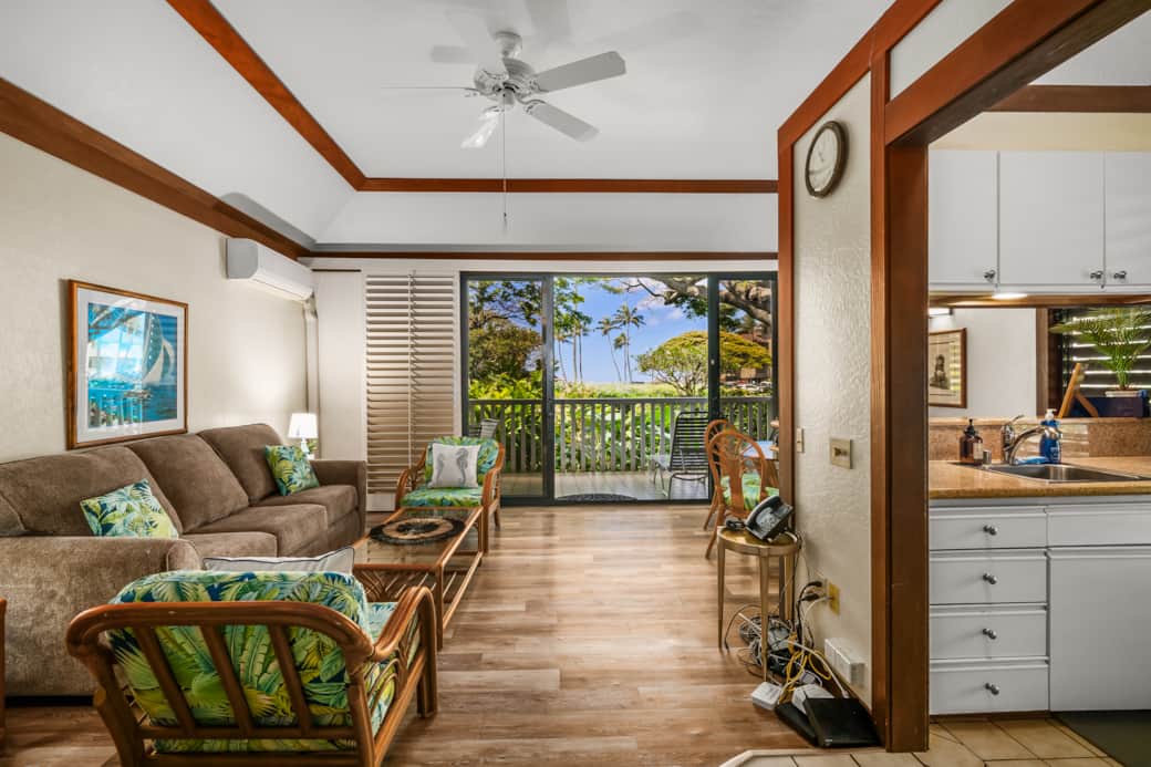 Hallway-Step into paradise! This cozy living space offers stunning views and a perfect  retreat vibe