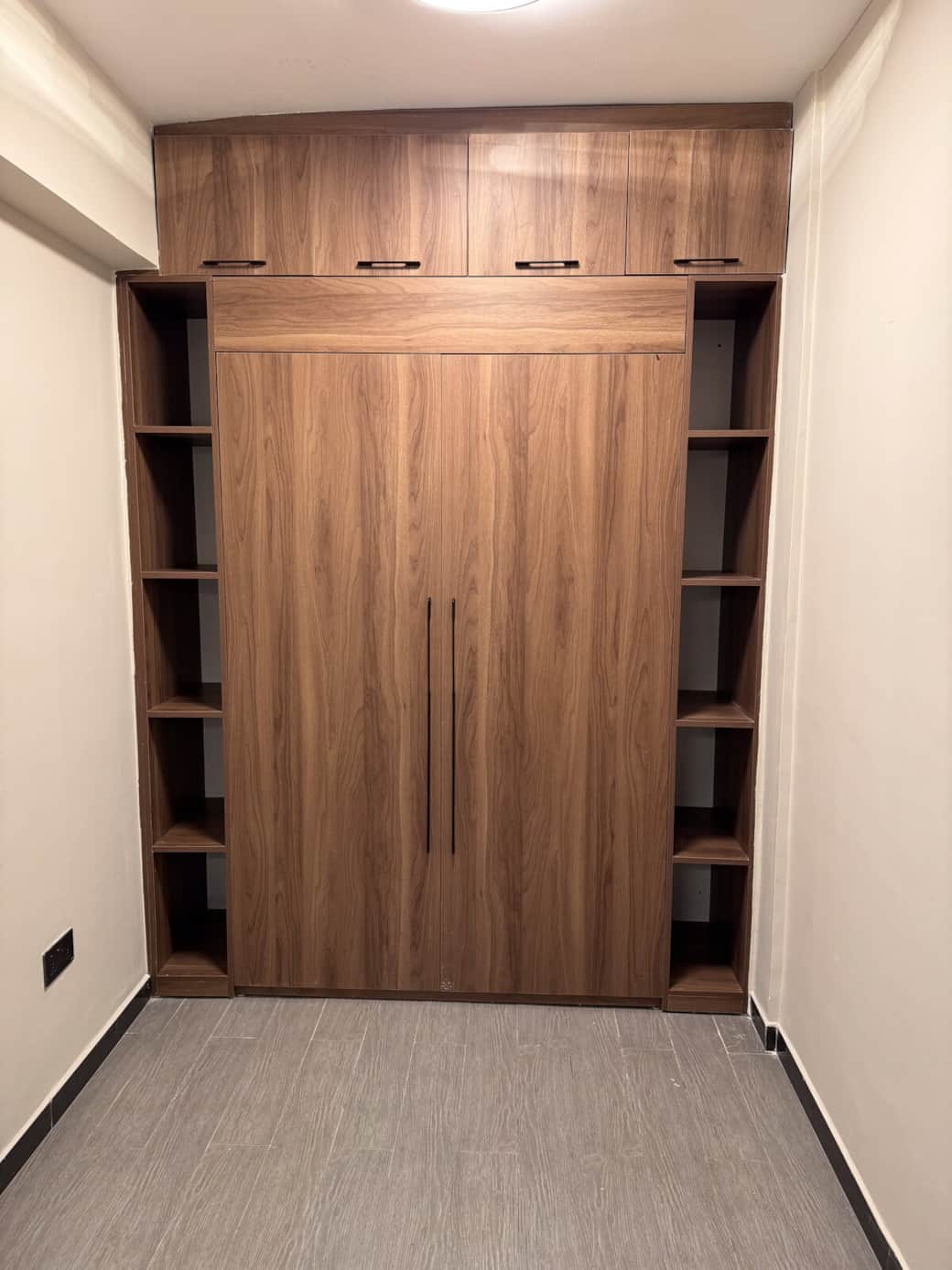 Study room storage space.