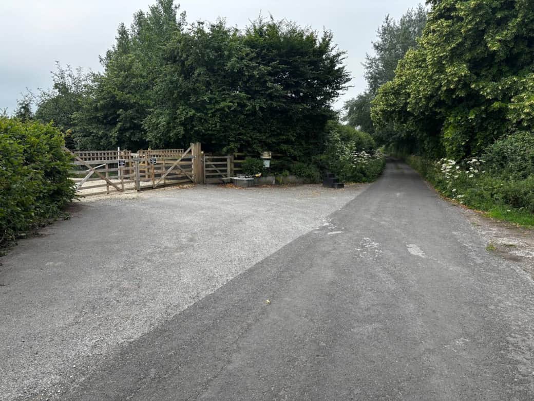 access from the road