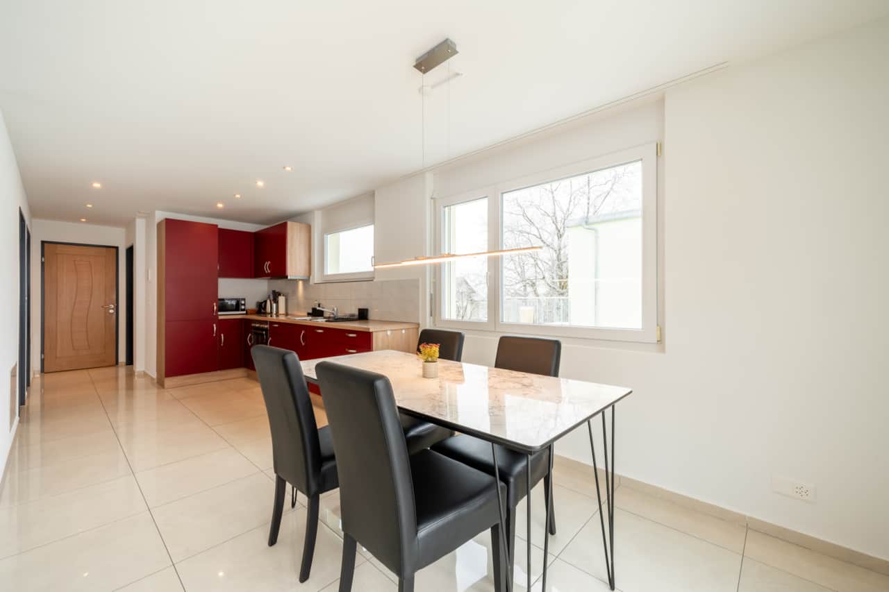 Dining Area + Kitchen