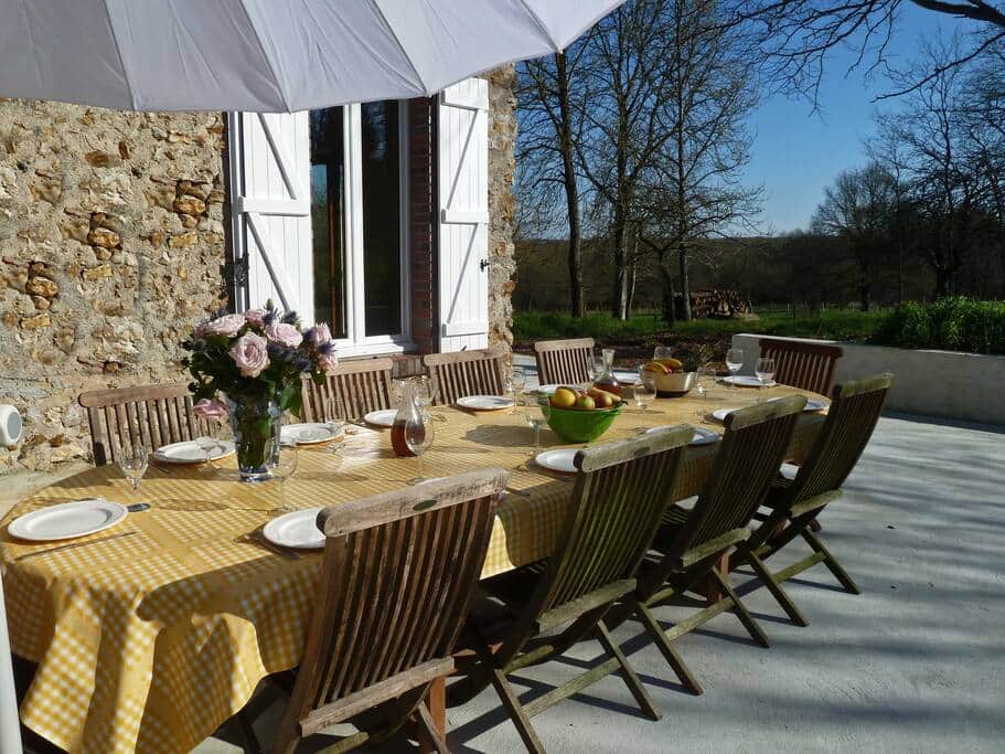 Mobilier de jardin pour 14 personnes