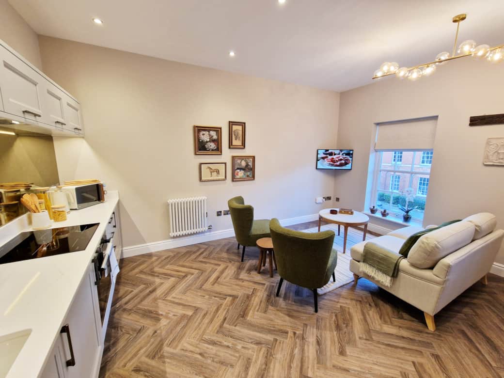 Open plan living area