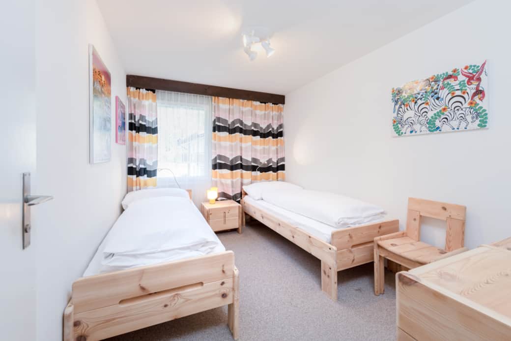 Schlafzimmer mit zwei Einzelbetten Schlafzimmer mit zwei Einzelbetten