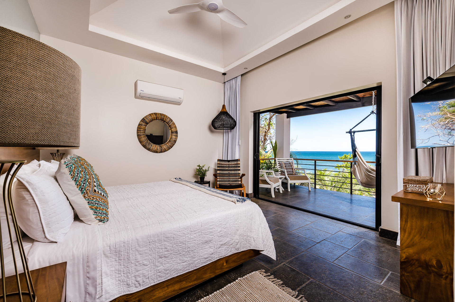 Incredible ocean view from the Langosta Beach side of the property.