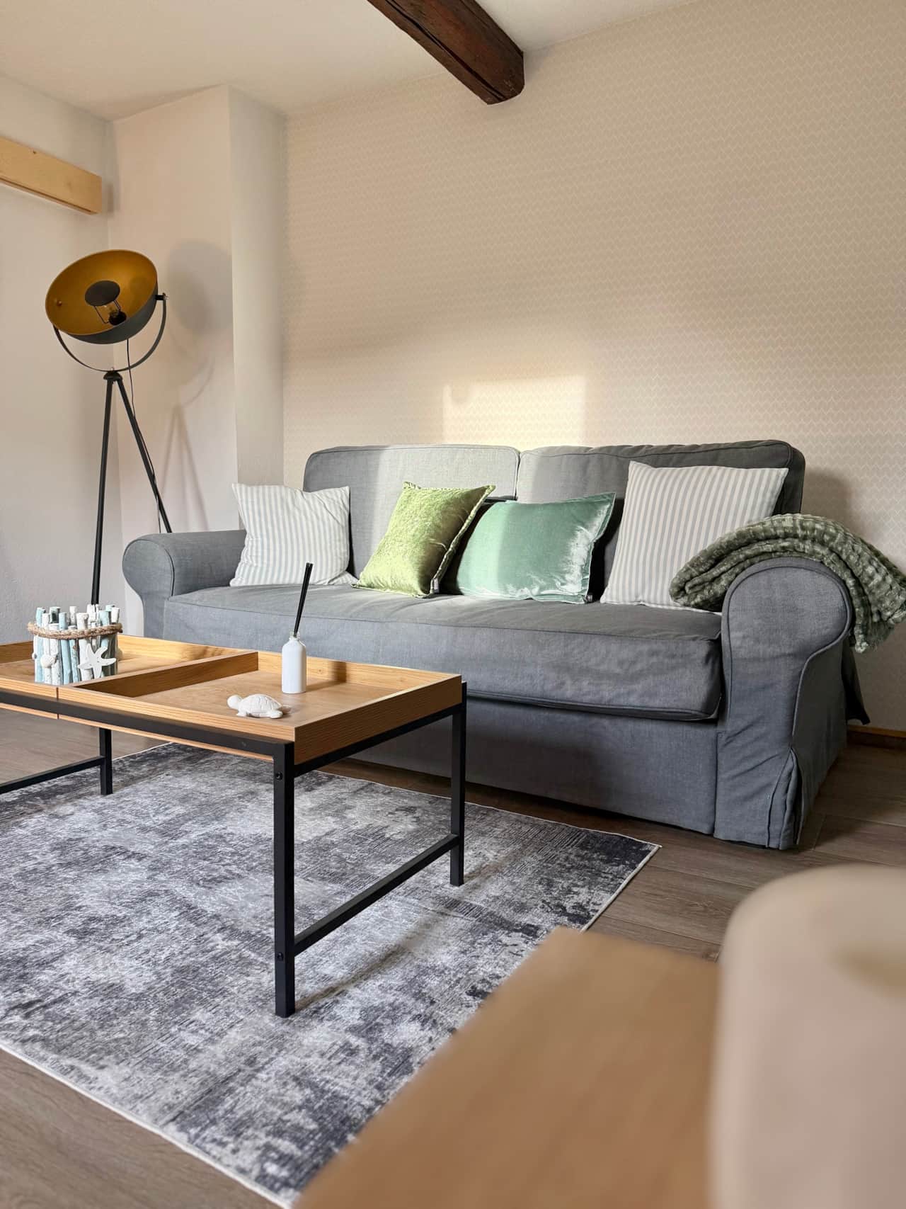 Wohnzimmer mit Schlafcouch