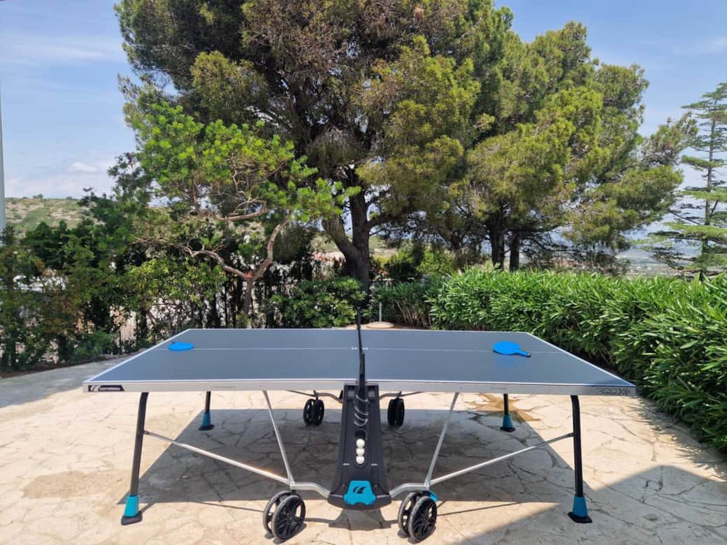 Private ping-pong table — fun and games for family and friends at Villa Solis Private ping-pong table — fun and games for family and friends at Villa Solis