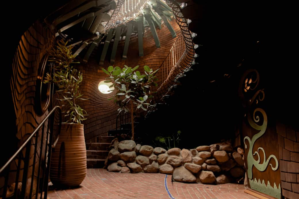 the stairwell