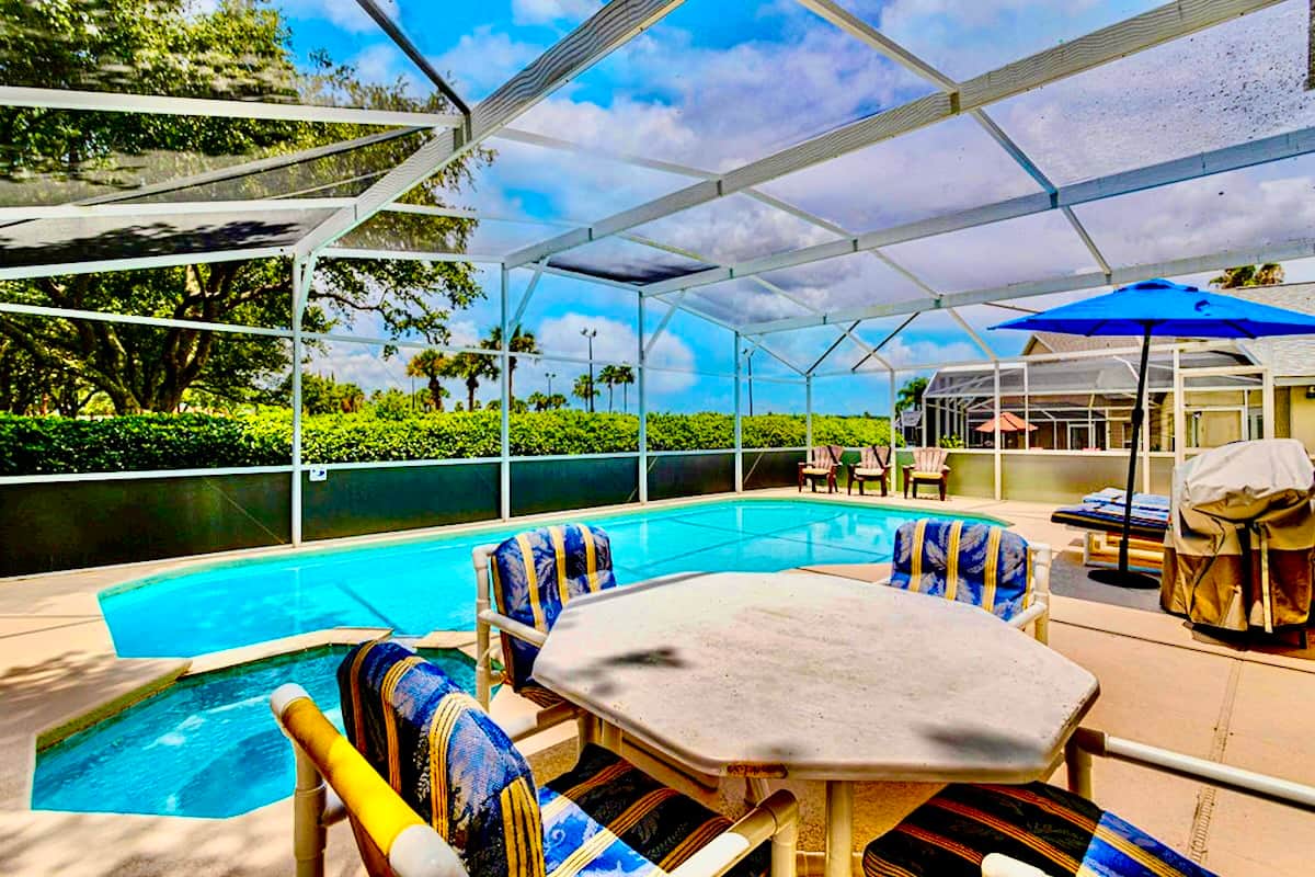 Outdoor seating for al fresco dining