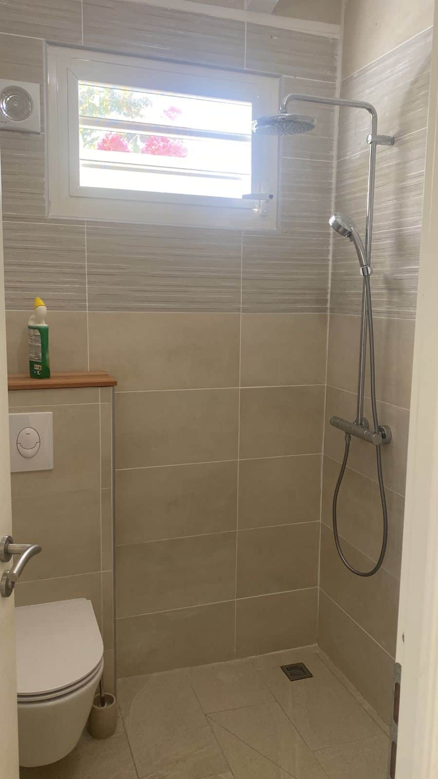 Douche à l'italienne 