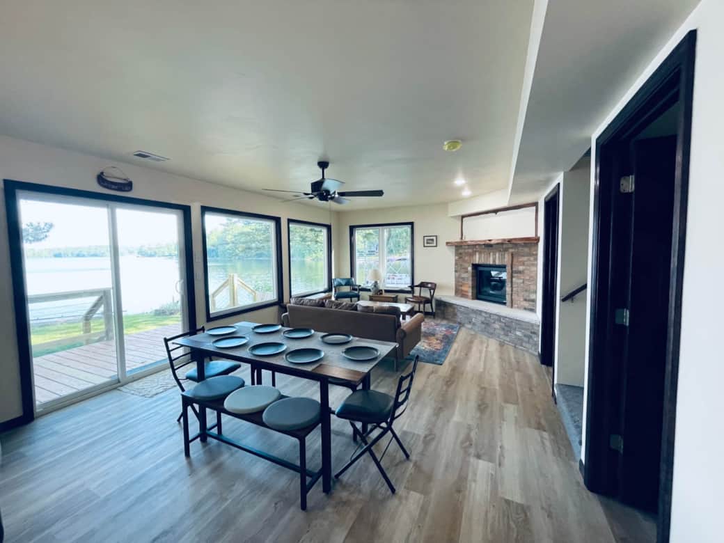 Dining room and living room (2 of 3)