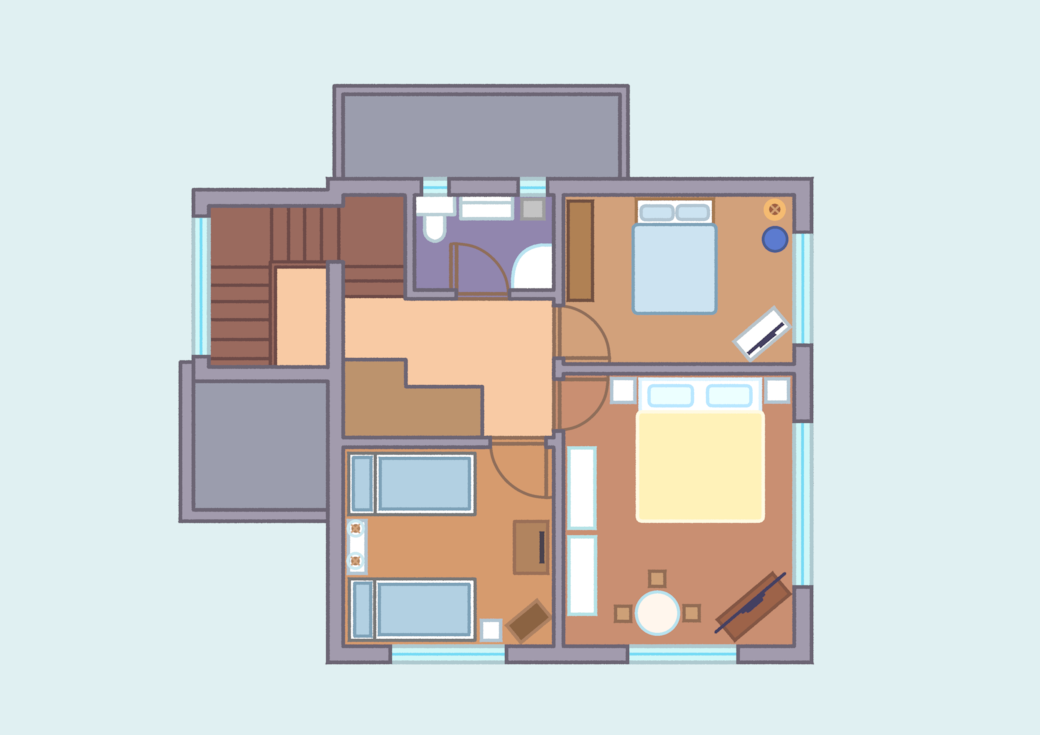 Grundriss 1. Etage