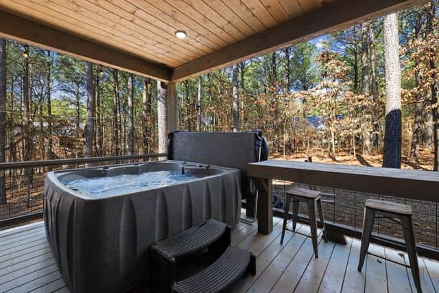 Outdoor Hot Tub Deck