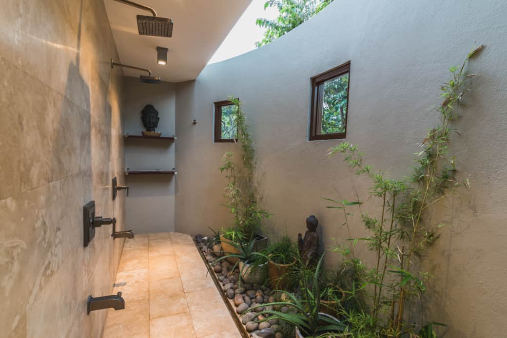 master bathroom indoor outdoor shower