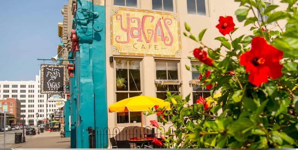 Yaga’s Cafe on the Strand in Galveston Texas