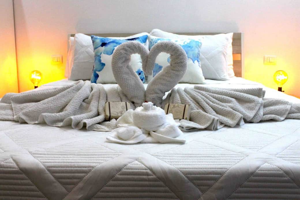 Comfortable, plushy mattress will have you sleeping on clouds.