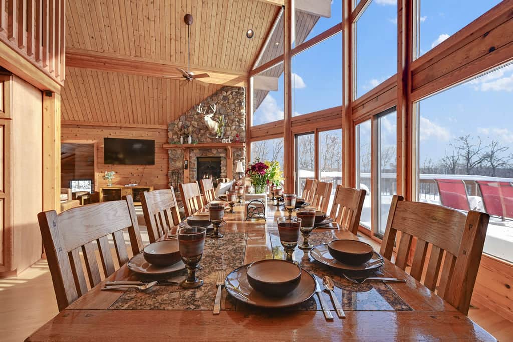 Dining Room | Floor to Ceiling Windows