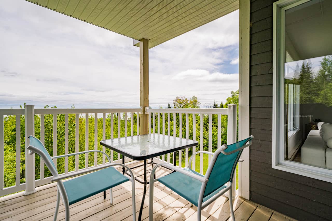 Terrasse et vue