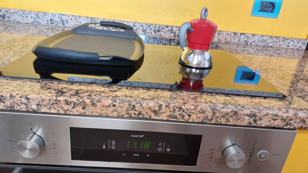 Forno e piano cottura a induzione
