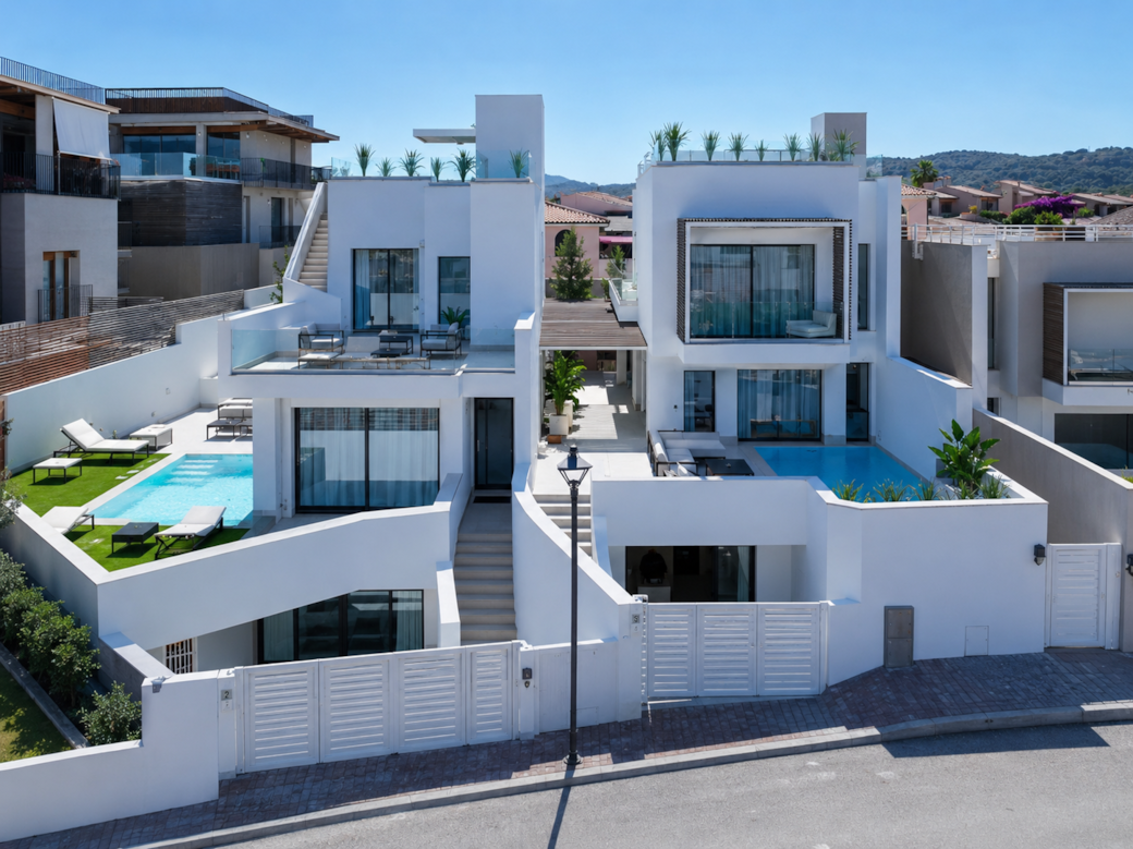 AZULIS Aramis Athos villas RENTAL12 Golfo Aranci side by side luxury villas private pools AZULIS Aramis Athos villas RENTAL12 Golfo Aranci side by side luxury villas private pools