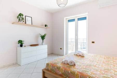 First Double Bedroom with Air Conditioning and bed linen and towels included.
