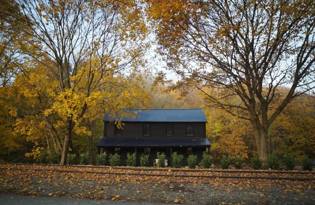Exterior of the property, located right on the historic Northern Central Railway Trail Exterior of the property, located right on the historic Northern Central Railway Trail