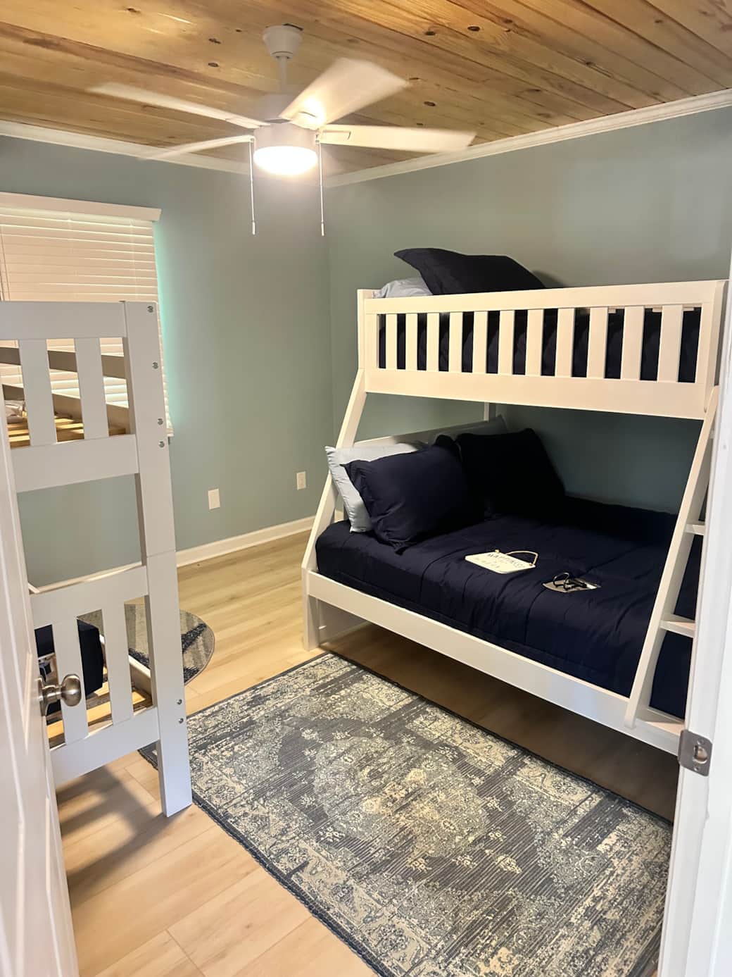 Bunk room with twin-over-full bunk bed
