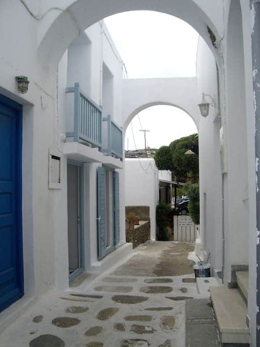 Front door and alley