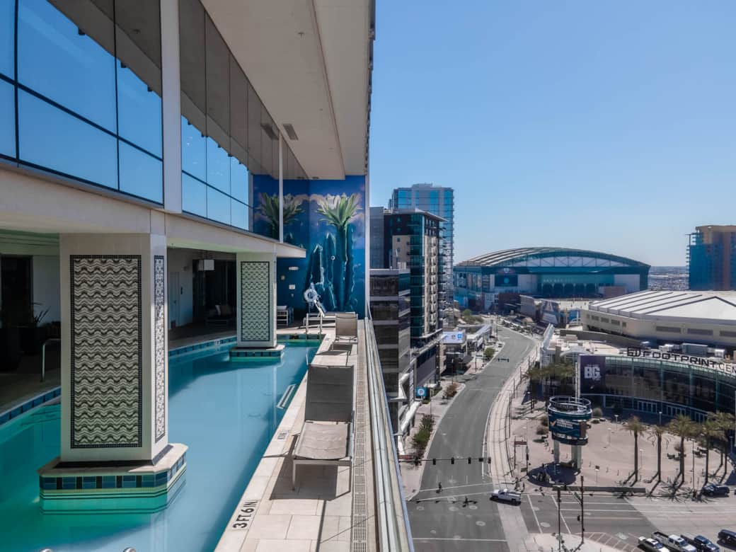 Pool Overlooking Downtown Phoenix
