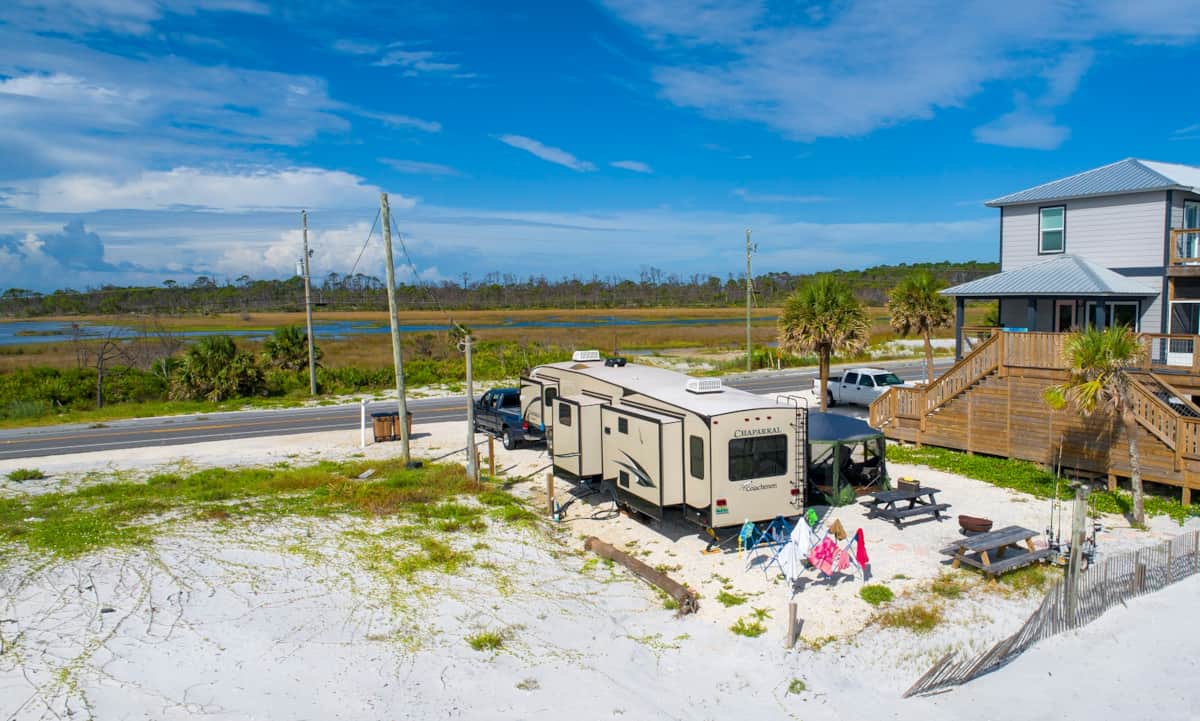 RV by the Sea RV Beach Front, Cape San Blas, Florida
