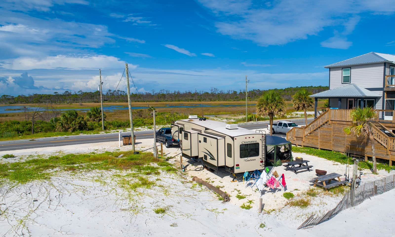 RV by the Sea RV Beach Front, Cape San Blas, Florida