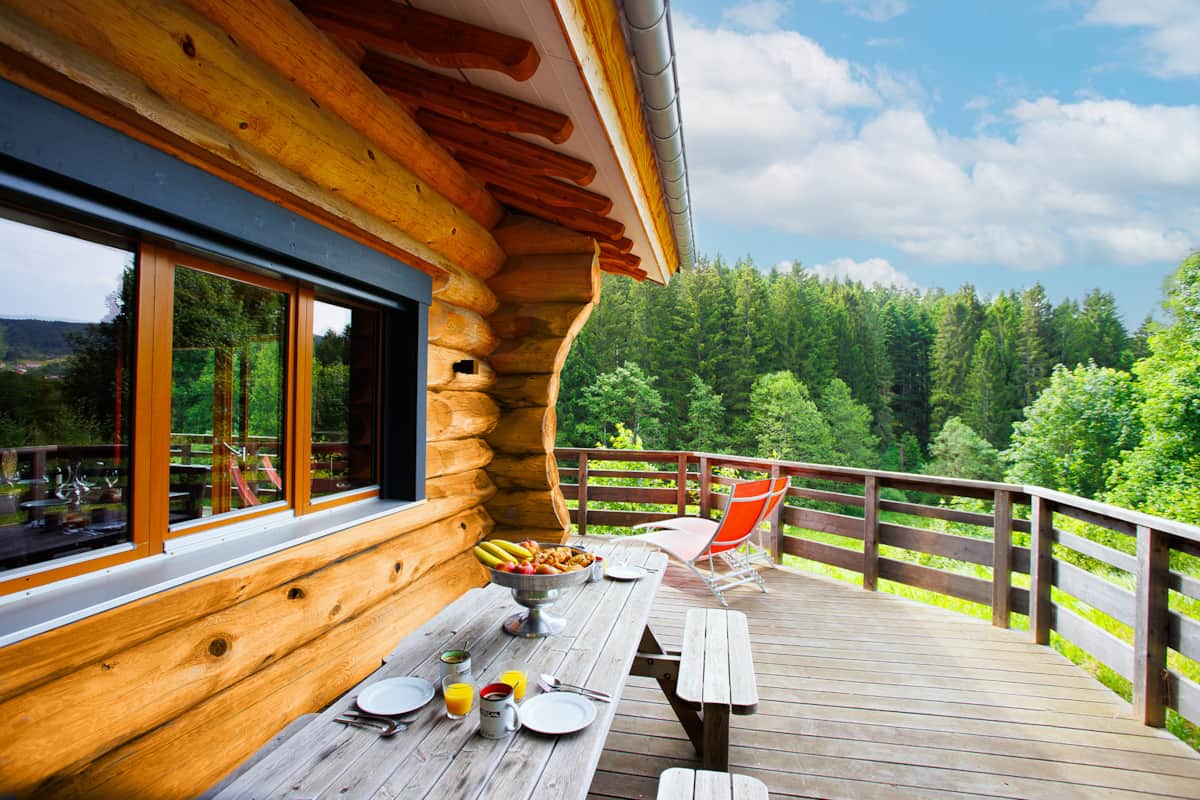 Original Chalet en rondins : L'Ours Canadien 6p à Xonrupt-Longemer