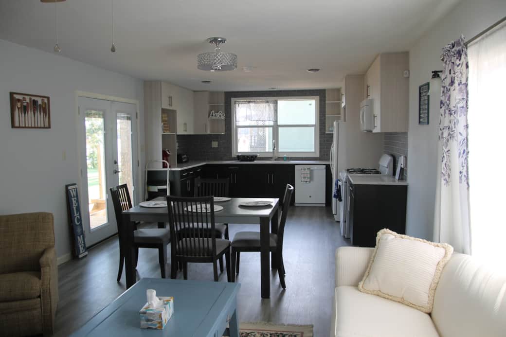 Kitchen and dining room
