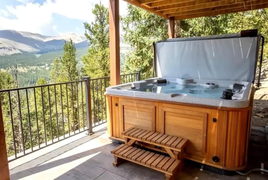 Or take a dip in the 8-person hot tub.
