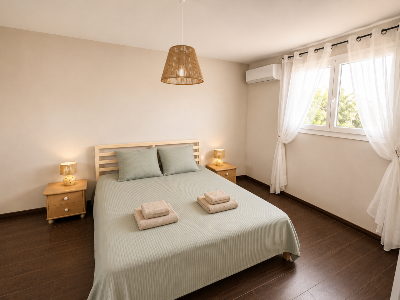Chambre double étage
