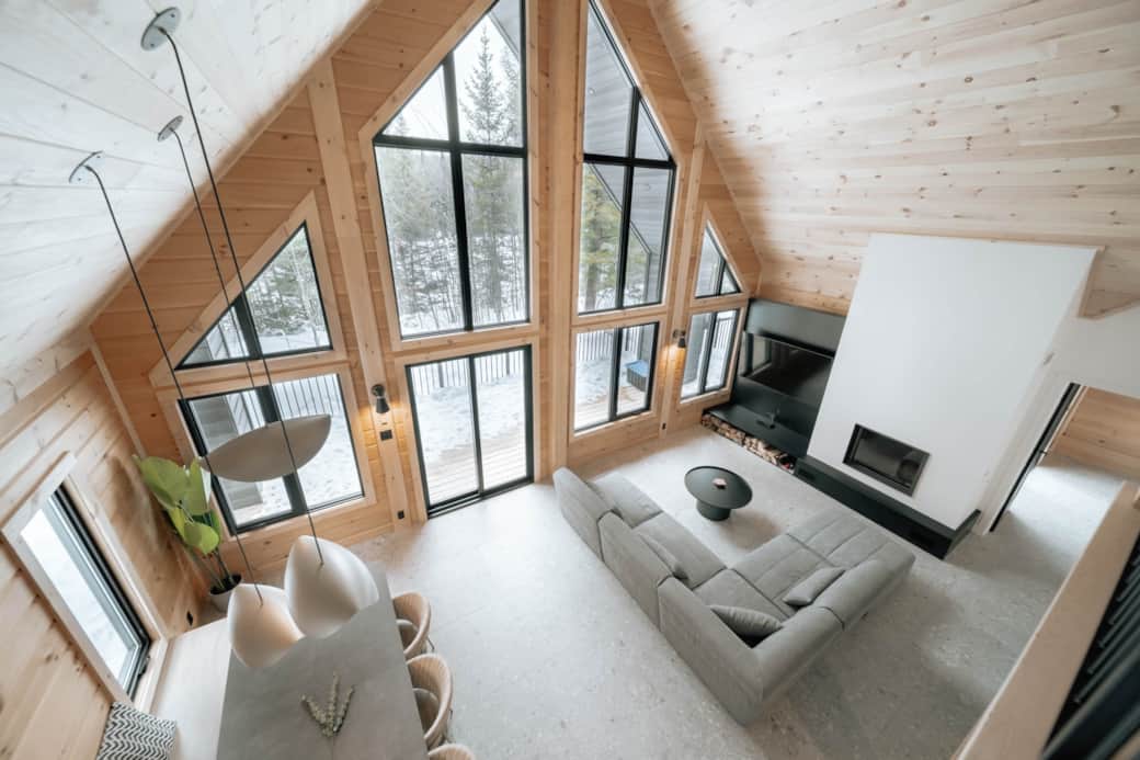 Mezzanine view-"Le Mitik Kanata Tremblant, Amherst, QC"