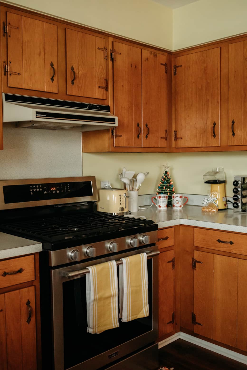 Fully equipped kitchen ready for cooking and baking.