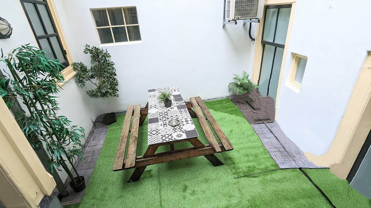 Private Outside Patio