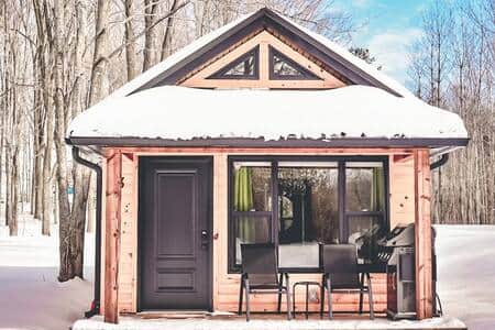 Winter views of the Greenlet Cabin