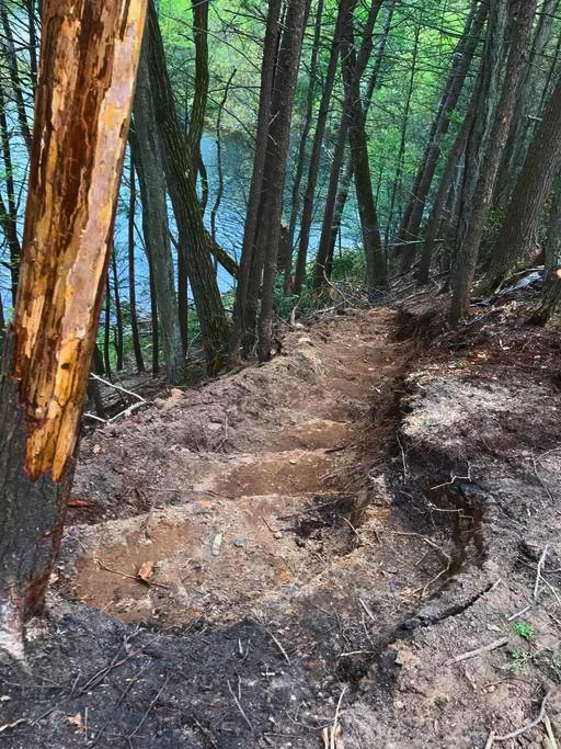 One of the Trails down to the river
