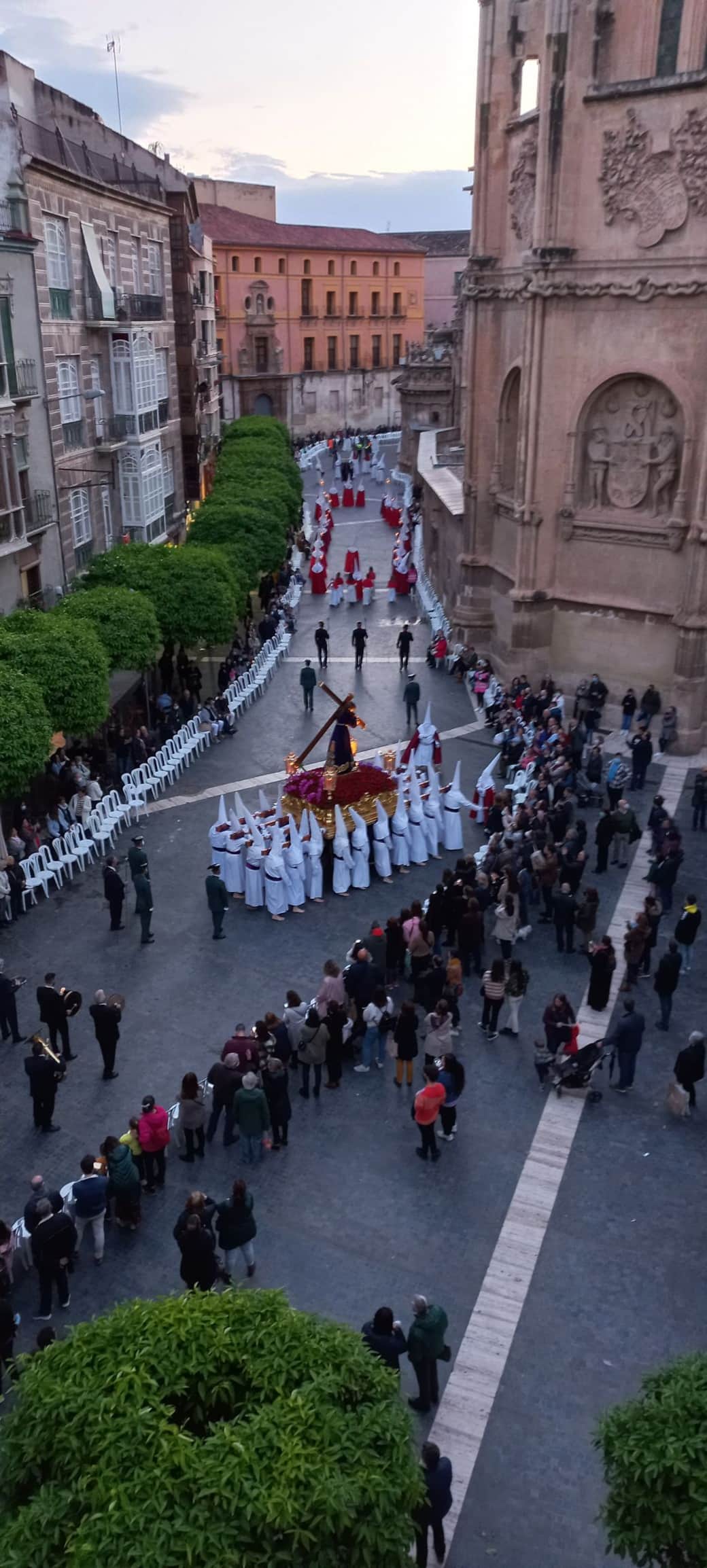 Vista desde el balcón, procesiones Semana Santa.
