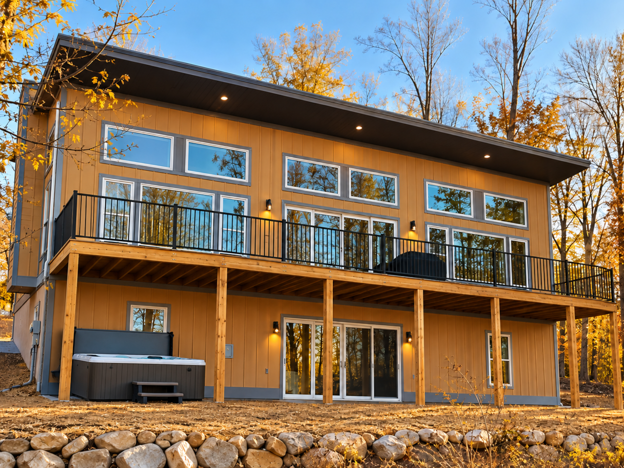 Updated Hot Tub Back Exterior