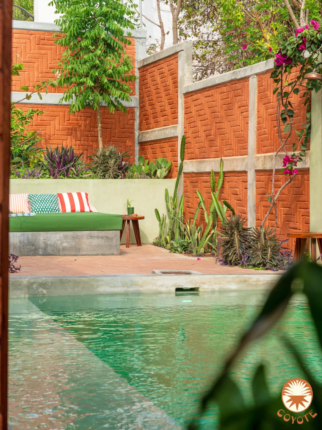 Private pool beside Casa Coyote’s open living space