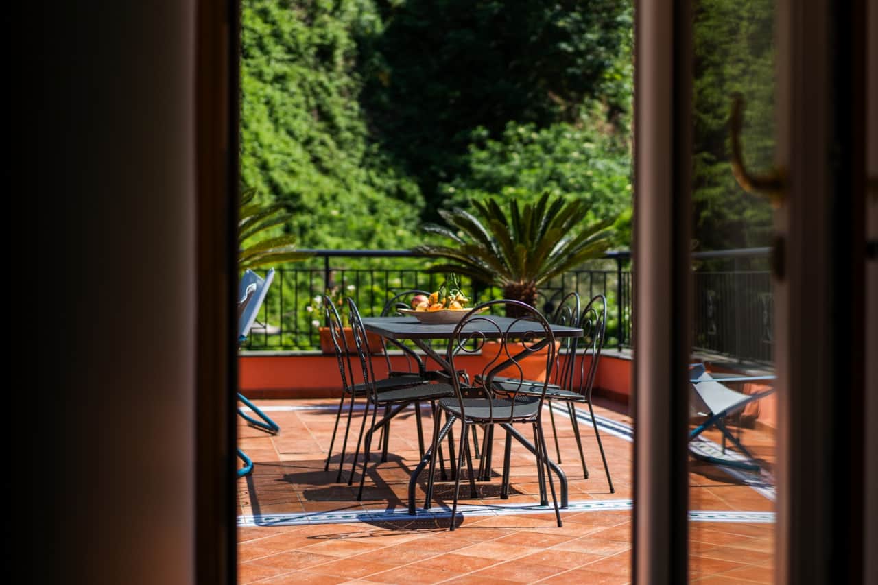 Private terrace. A parasol will be provide during your stay
