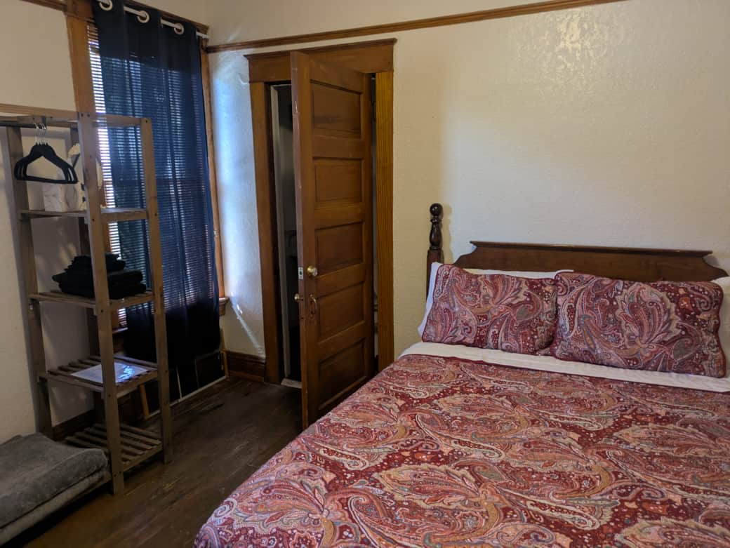 Room 12 door to bath