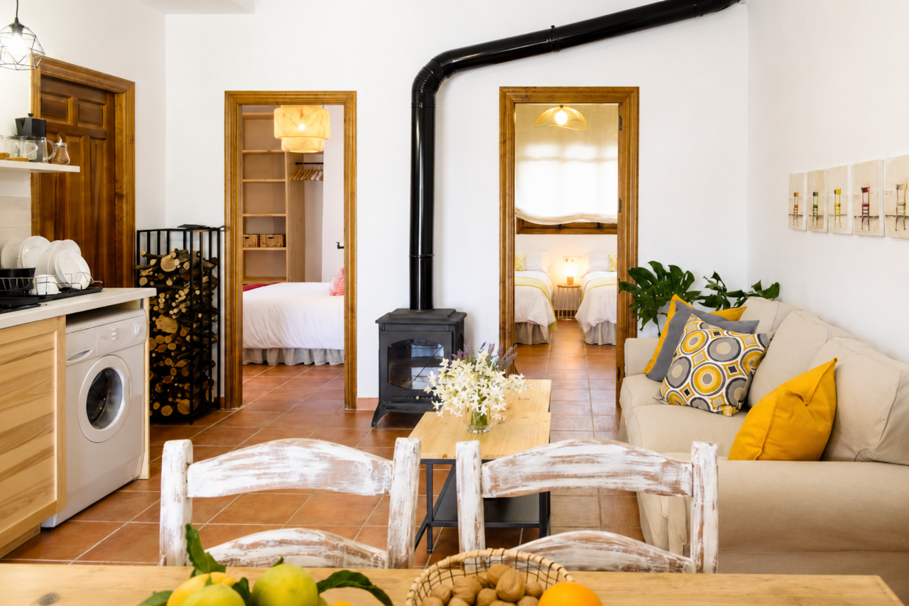 Apartamento 1. Un salón cálido y acogedor para compartir grandes momentos
